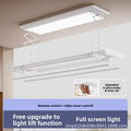 Electric Clothes Drying Rack — Remote-Controlled Smart Voice-Activated Fully Automatic For Home Balcony Drying and Disinfection