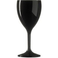 Elite Premium Polycarbonate Wine Glasses Black 11oz / 320ml (Case of 12)