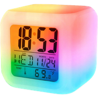 Wekker met Kameleon LCD-Display en Temperatuurweergave