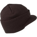 Easylife Visor Knit Hat in Brown