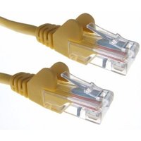 Zexum Yellow RJ45 Cat5e High Quality 24AWG Stranded Snagless UTP Ethernet Network LAN Patch Cable - 3 Meter