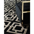 Casa Padrino Luxus Hotel Teppich Schwarz / Taupe - Verschiedene GrÃ¶Ãen - Luxus Hotel Accessoires