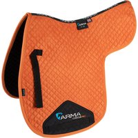Shires ARMA Suede Numnah - Burnt Orange / 15-16.5"