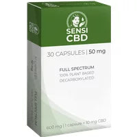 Cápsulas de Aceite de CBD - 50 mg, 30 cápsulas