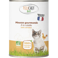 Felichef Mousse Grain Free al Pollo per Gatti - 400 g, 6 pezzi