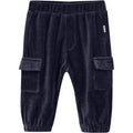 Minymo Velour Broek Met Zak - Parisian Night - Maat 86