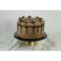 Two-Layer Celebration Cake with Topper & Candle - London Delivery | Wowcher