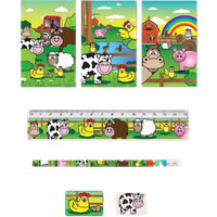 Fun Stationery Farm Animals Stationery Set – 5 st