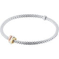 18ct Tri Tone Flex'it Prima Bracelet