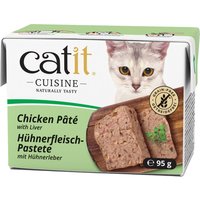 Catit Cuisine пастет 12 x 95 г - пиле с дробчета