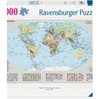 Jigsaw Puzzle - 1000 Pieces - Political World Map
