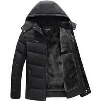 Men's Clothing Middle aged and elderly men's cotton padded jackets, winter velvet thickened jackets, grandpa and dads' winter cotton padded jackets