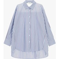 Chemise oversize à rayures col classique