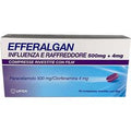 Efferalgan Influenza e Raffreddore 500mg + 4mg, 16 compresse