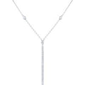Gatsby Vertical Bar 0.38cttw Diamond Necklace