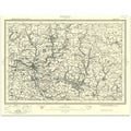 Ordnance Survey Barnstaple 1896-1904 - Historical Reproduction Map - 1 Inch To 1 Mile 1: 50 000 Scale