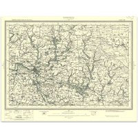 Ordnance Survey Barnstaple 1896-1904 - Historical Reproduction Map - 1 Inch To 1 Mile 1: 50 000 Scale