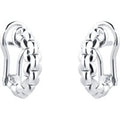 18ct White Gold Eka Tiny Small Hoop Earrings