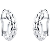 18ct White Gold Eka Tiny Small Hoop Earrings