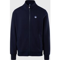 North Sails - Felpa con patch logo e zipNorth SailsNavy blue3XL