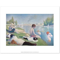 Georges Seurat Bathers at Asnières Mini Print