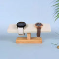 Jewelry Watch Organizer Stand - Stylish Double Watch Storage and Decor Functionality