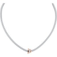 18ct White Gold Flex'it Prima Pave 0.10cttw Diamond Necklace