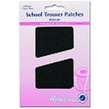 Hemline Worsted Patches Black