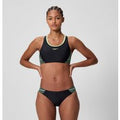 Ensemble bikini Femme Placement Racerback noir/vert