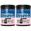 Creatine + Marine Collagen Powder | 2 Pack bundle