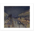Pissarro The Boulevard Montmartre at Night Mini Print