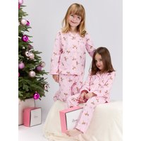 Boux Avenue Kids' deer print pyjamas in a bag - Pink  Mix - 5-6