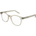 SAINT LAURENT Unisex SAINT LAURENT SL 523 003 Optical frames Acetate Beige  Round