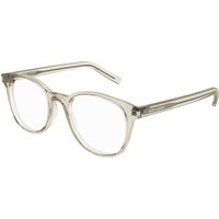SAINT LAURENT Unisex SAINT LAURENT SL 523 003 Optical frames Acetate Beige  Round