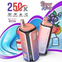 Bang King 250K | 4-in-1 quad flavor, 250000 puffs, long-lasting, bulk disposable vape