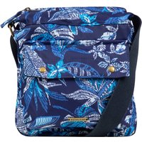 Weird Fish Kait Printed Cross Body Bag Blue Indigo Size ONE