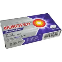 Nurofen Migraine Pain 342mg Caplets  - 12 Caplets
