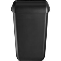 Afvalbak Quartzline open inworp 23 liter zwart 441452
