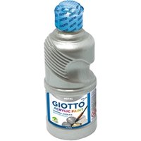 Tempera acrilica Giotto argento 250 ml