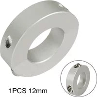 1PC Ring Shaft Collar With Screw Adjustment Shaft Clamp Locking Ring 12-38mm Smooth Body Aluminum Alloy Linear Motion Clamp