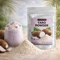 Taro Powder - Vegetable Powder, Classic Taro Style Flavor for Baking, Dessert Making, Drink Mixing - Fine Powder, Reusable Seale