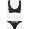 Calvin Klein Jeans Bralette Elastic W - Bikini - Donna - Nero