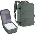 Airline Approved Water-Resistant 40L Travel Backpack - USB Charging, Organiser, 8 Colours, Cabin Bag | Wowcher