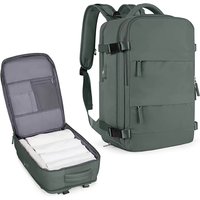 Airline Approved Water-Resistant 40L Travel Backpack - USB Charging, Organiser, 8 Colours, Cabin Bag | Wowcher