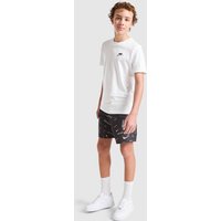Nike All Over Print Swim Shorts Junior, Sort