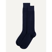 Calze lunghe da uomo con Cashmere / BLU NOTTE / TU