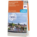 Ordnance Survey OS Map of Blackwater Estuary: Explorer 176