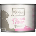 MjAMjAM 24 x 200 g umido per gatto - Pollo & Salmone Selvaggio