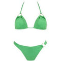 ACQUADICOCCO maillot de bain 2 pièces triangle coques Lurex Verde