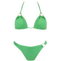ACQUADICOCCO maillot de bain 2 pièces triangle coques Lurex Verde